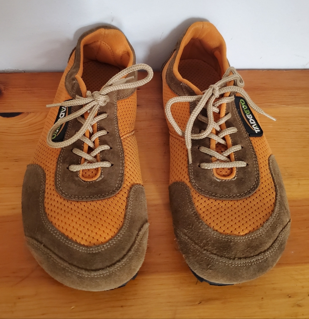 Tadeevo Bliss Men's Orange and Brown Sneakers Size 39